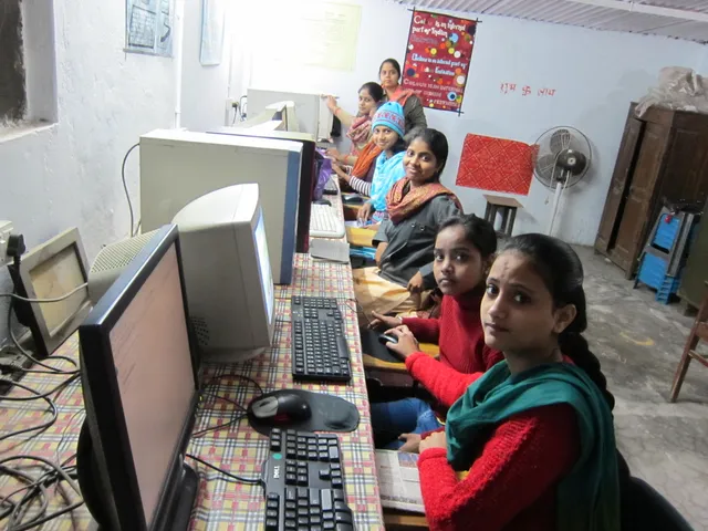 In the Computer Workshop